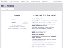 Tablet Screenshot of moodle.hisarschool.k12.tr